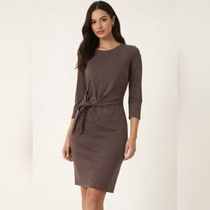 Dynamite knot front Green dress